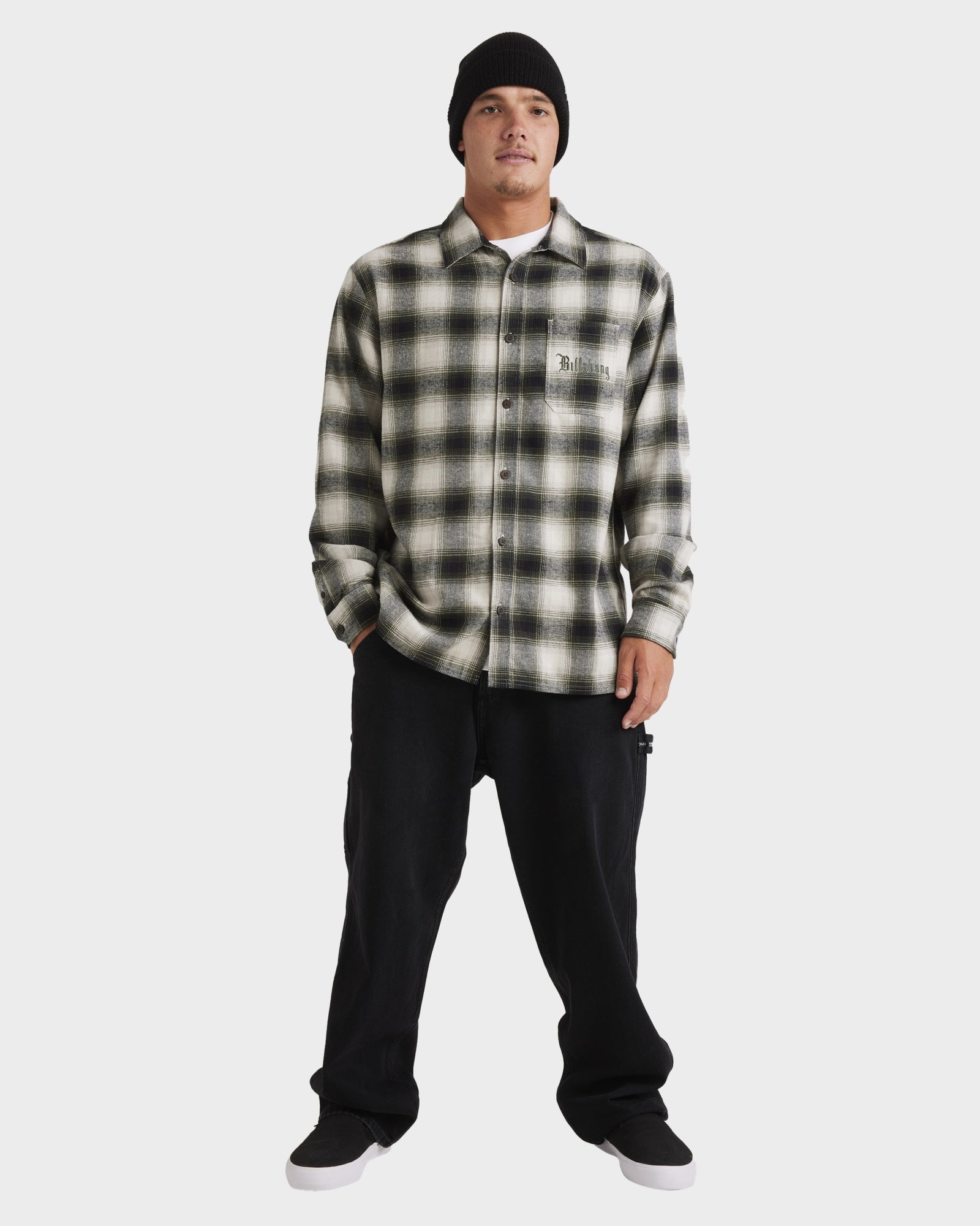 Mens Wraped Flannel Shirt